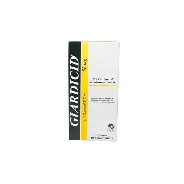 Giardicid 50 mg 10 comprimidos