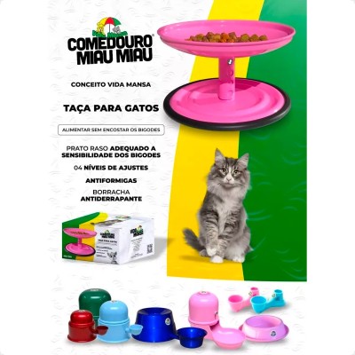 Comedouro Vida Mansa MIAU...