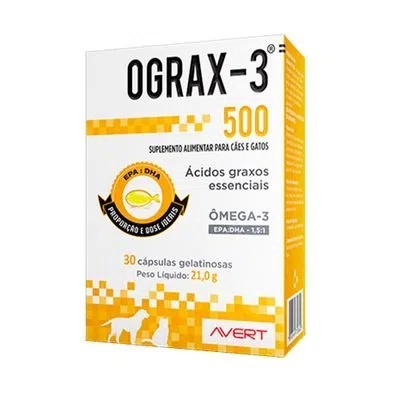 Ograx 3 500mg 30 cápsulas