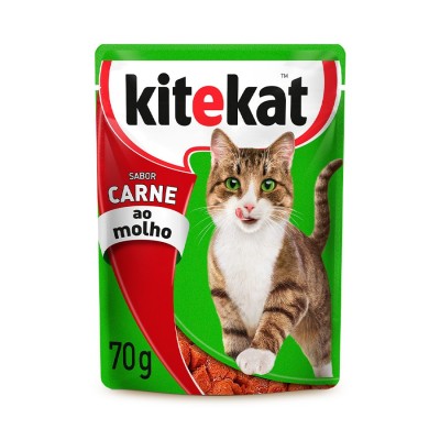 Ração Úmida Kitekat Sachê...